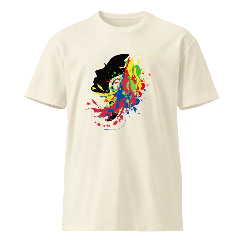 Abstract Women Face - Unisex Premium T-Shirt