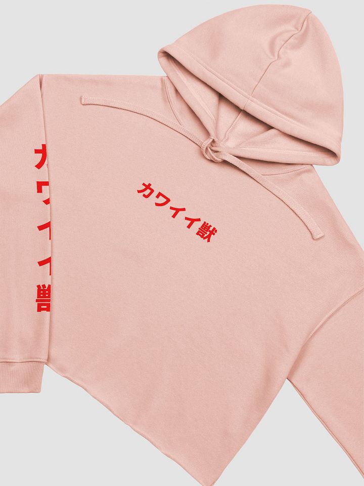 Kawaiiju Seeing Red Crop Hoodie product image (22)