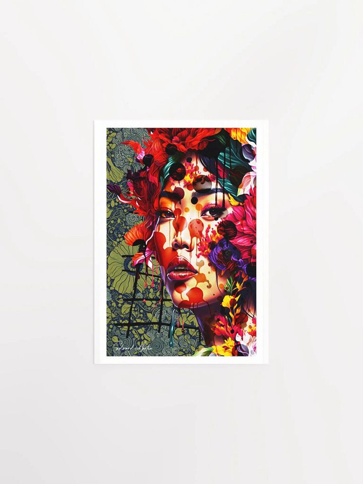 'Unhidden Beauty' by Edward Martin-Mixed Media Collage Print product image (2)
