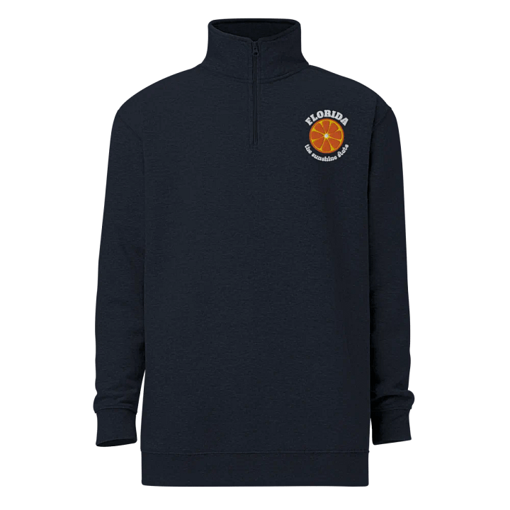 Florida Orange Slice Embroidery Half Zip product image (20)