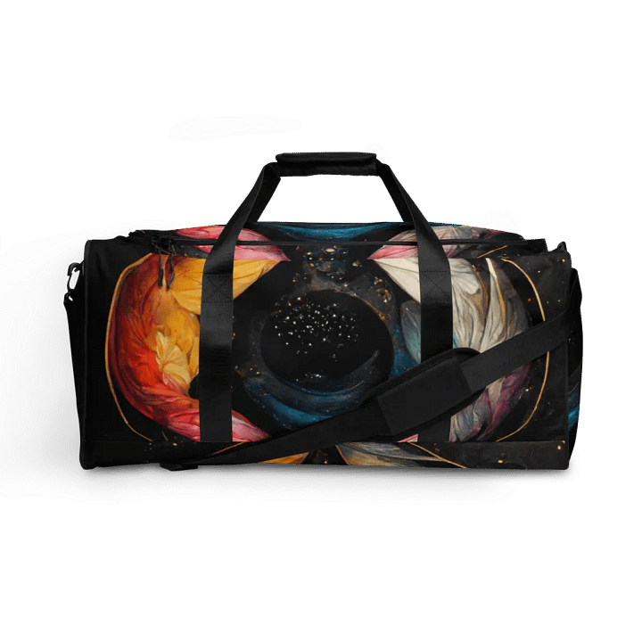 Cosmic Feathers All-Over Duffle Bag product image (1)