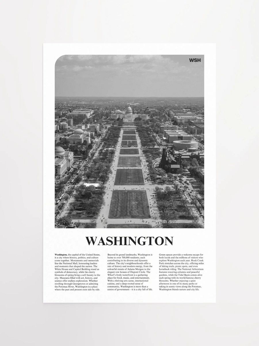 Washington 03 Newspaper Poster product image (5)