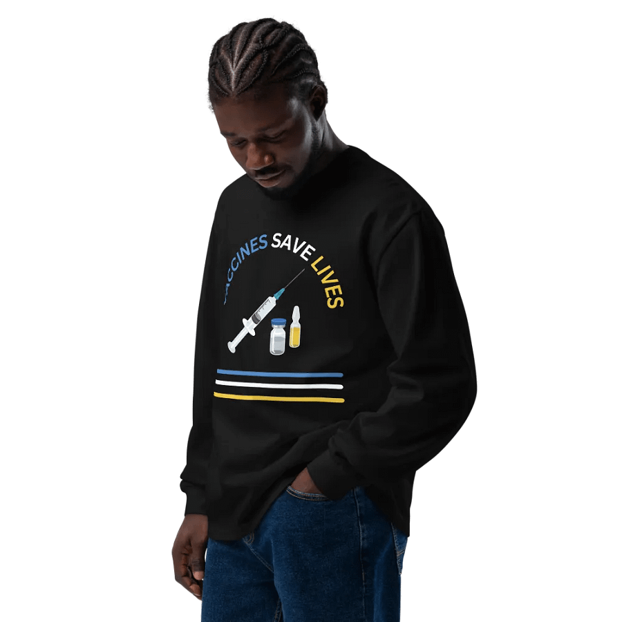 Vaccines Save Lives Unisex Long Sleeve Shirt product image (10)