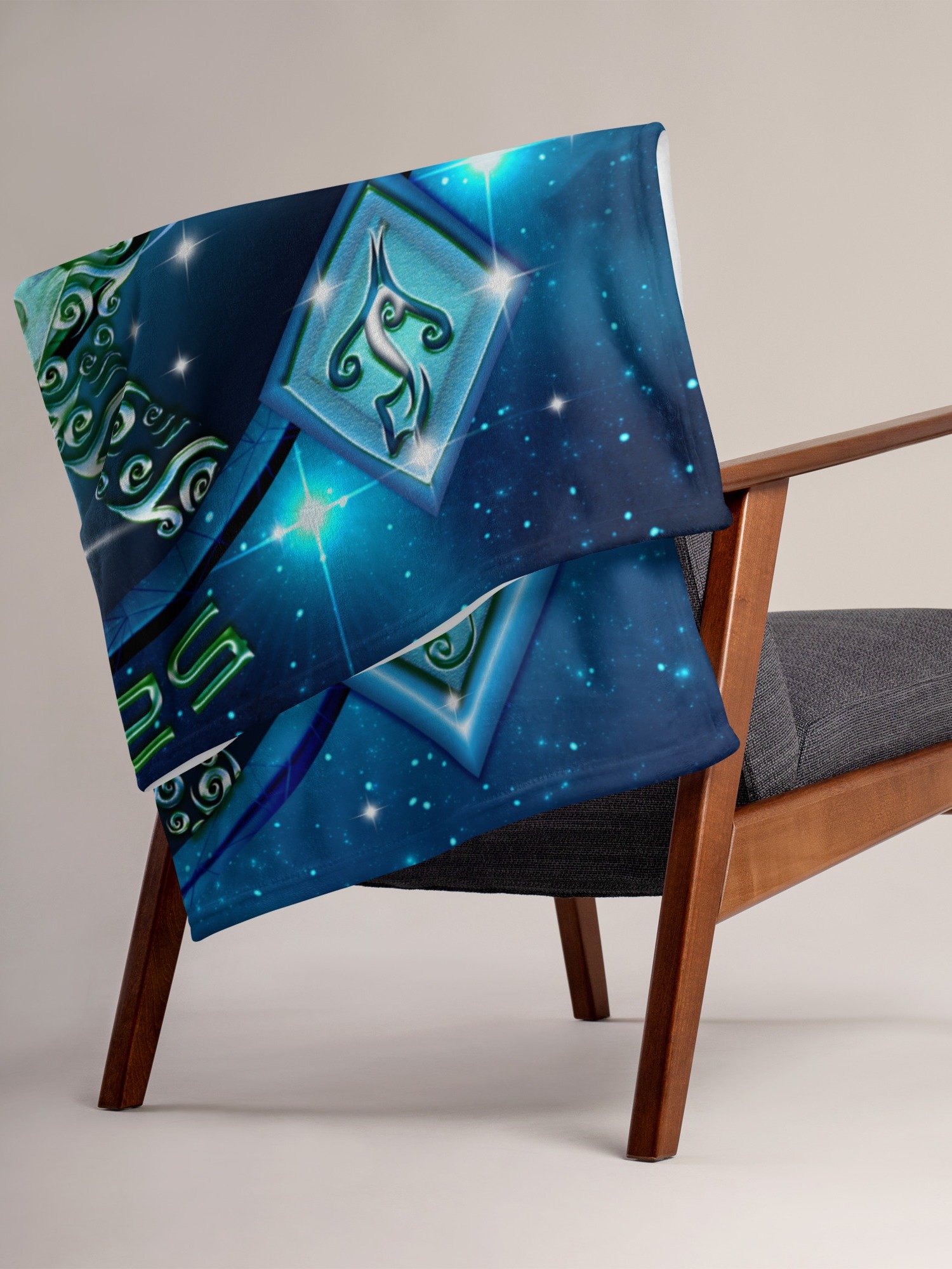 Healing Code 528 Hz Miracles Light-Tech Fleece Blanket product image (9)