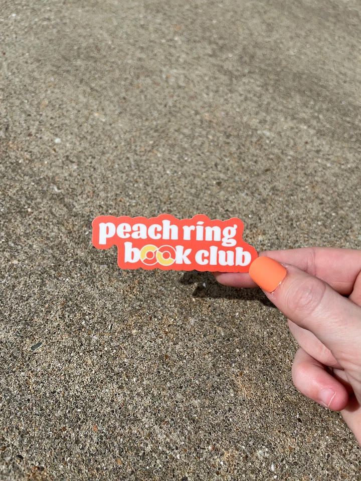 Peach Ring Book Club Sticker product image (2)