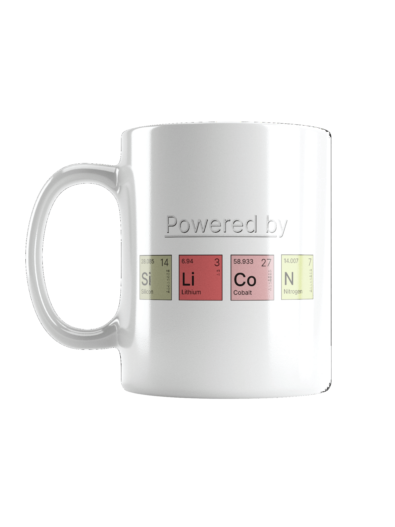 Powered by SiLiCoN - White Glossy Mug product image (1)