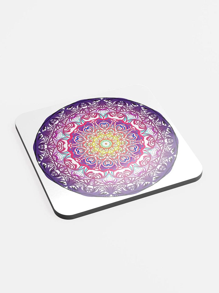 Harmonious Mandala Cork Coaster product image (2)