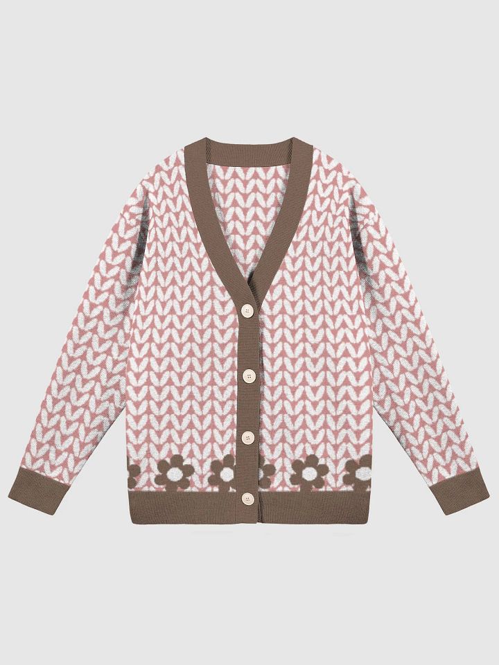 Jacquard Knit Unisex Cardigan product image (5)