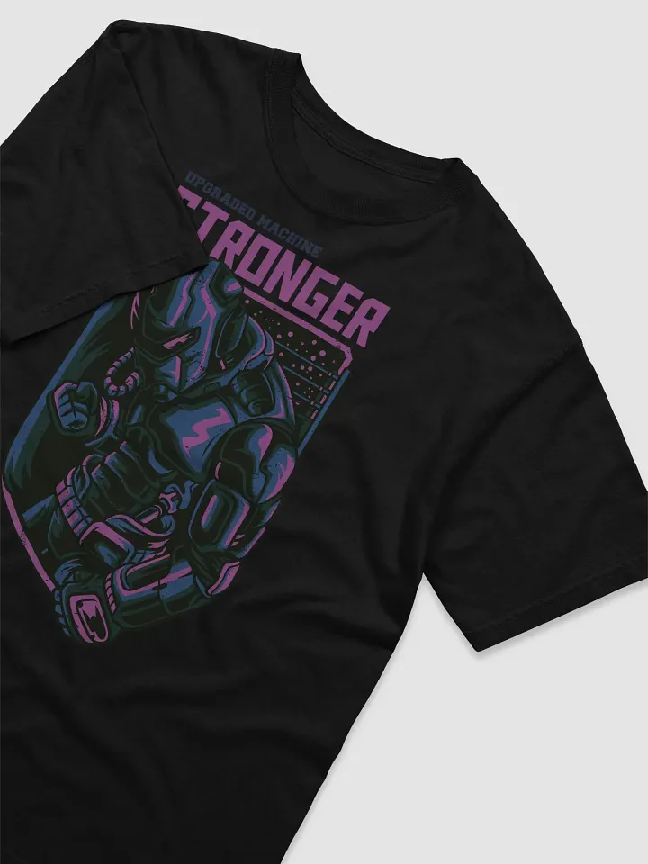 Neon Stronger Armored Figure T-Shirt product image (1)
