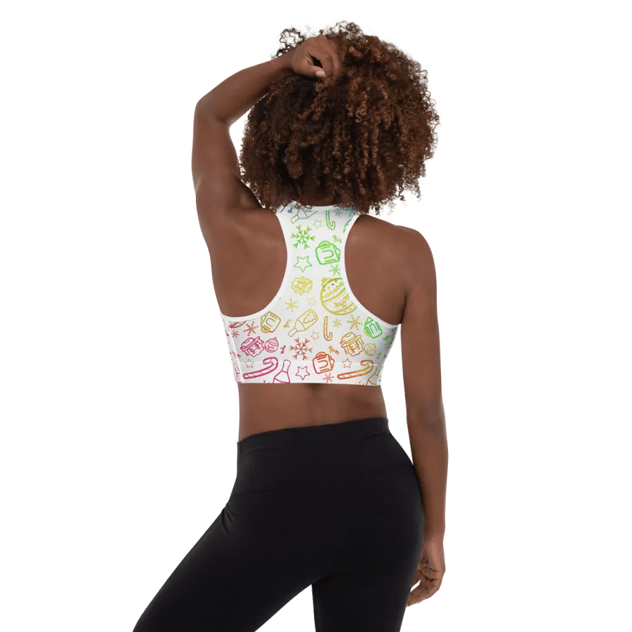 Limited Edition Christmas Rainbow Sports Bra product image (2)