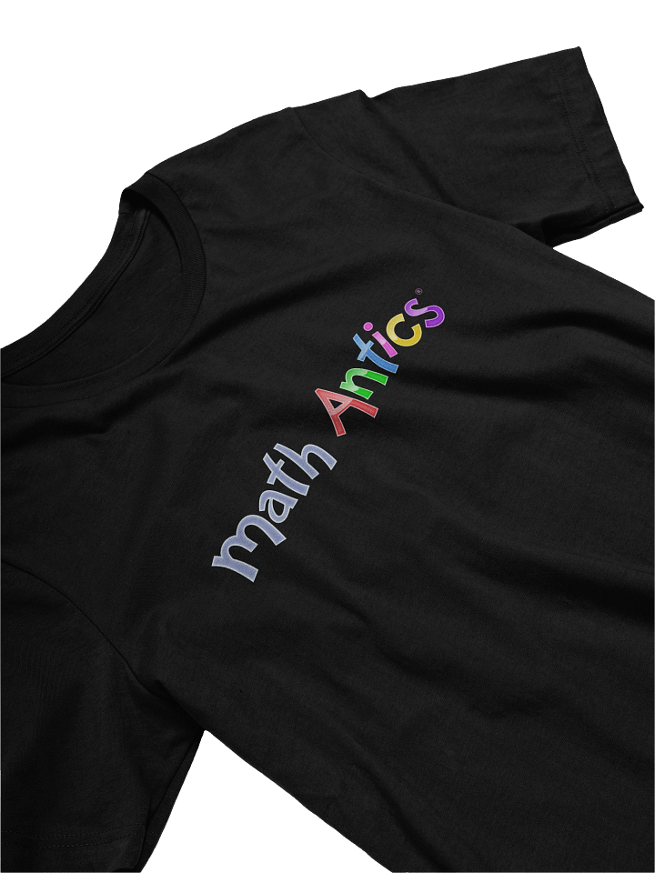 Dark-colored adult T-Shirt (horizontal logo) product image (2)