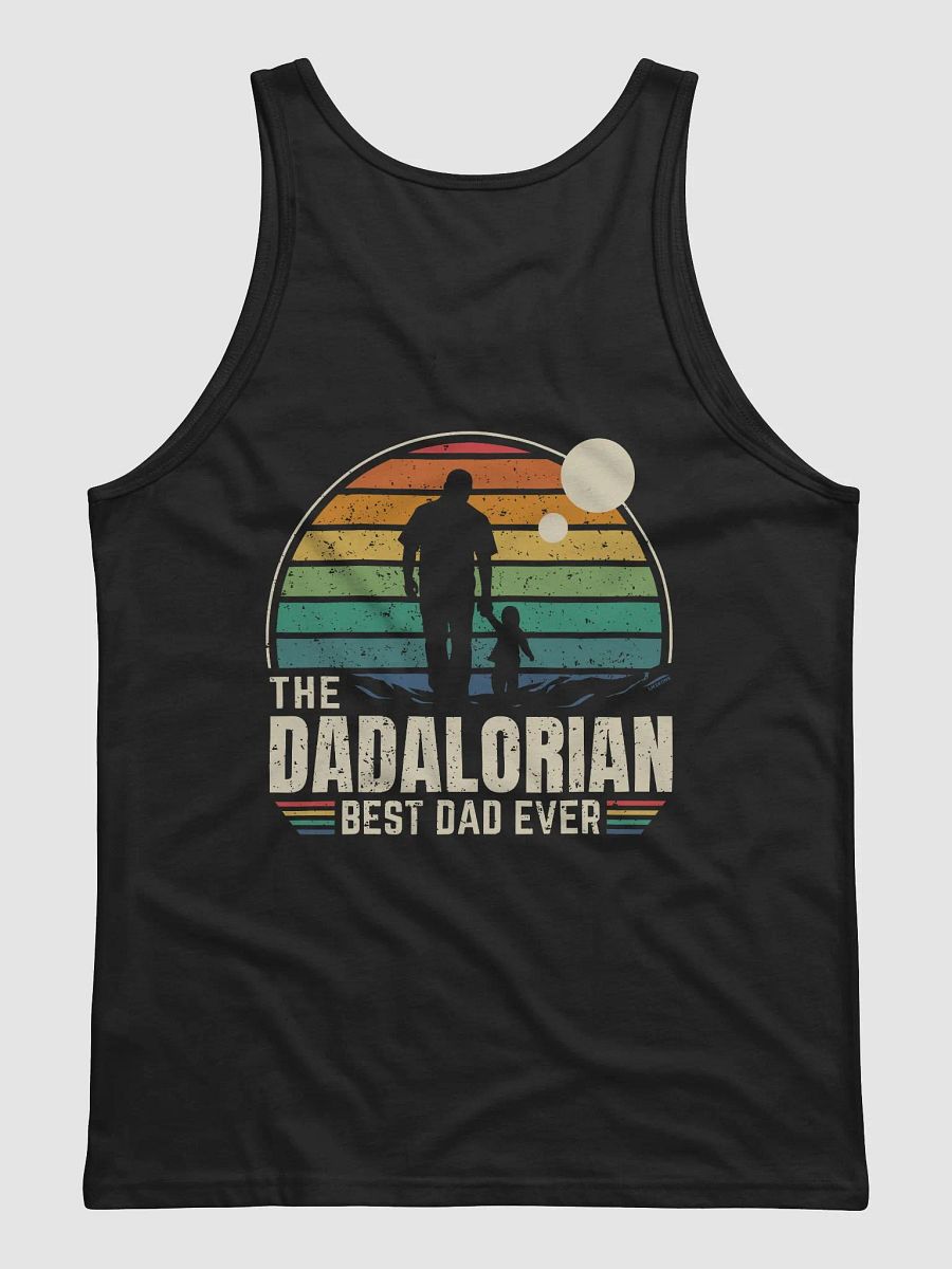 Sunset Dadalorian Best Dad Ever - Tank Duplex printing product image (4)
