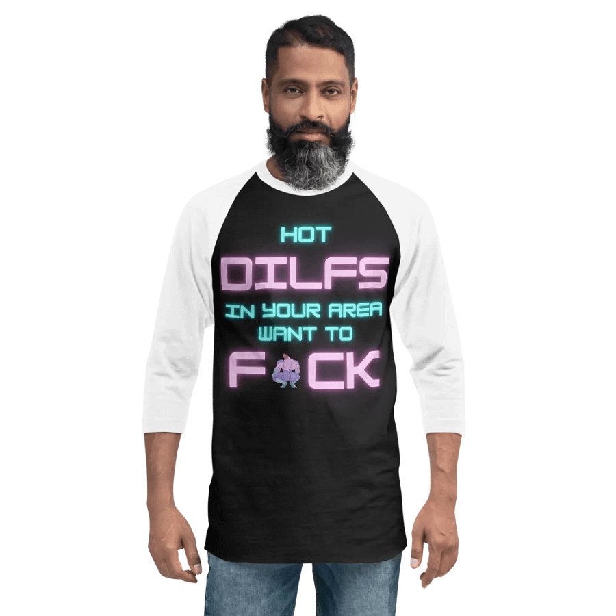 Hot Dilfs Want To Baseball Tee product image (6)
