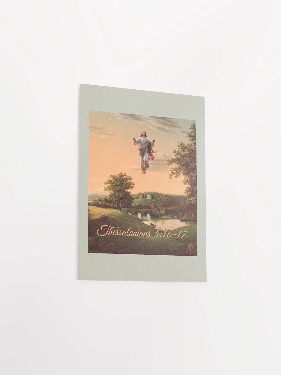 Jesus Christ Is Coming Christian Paper Poster product image (3)