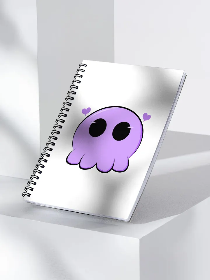 Scruffles Heart Spiral Notebook product image (1)