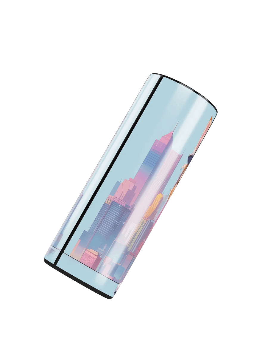 Cute City Kitty Cat 20 oz Skinny Stainless Steel Tumbler - v2 product image (5)