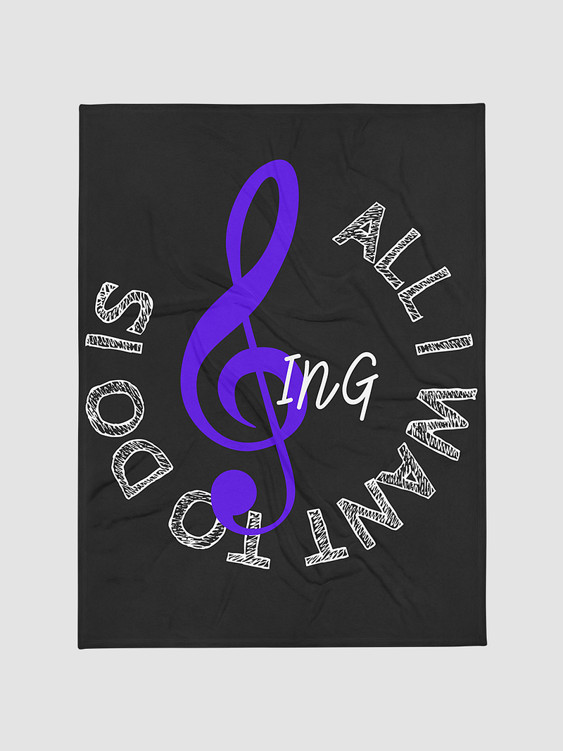 Circle sing Throw Blanket