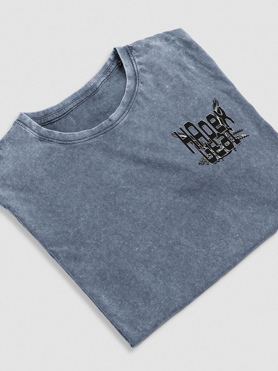 Denim T-Shirt - Embroidered - Black HApex Gear White Logo product image (3)