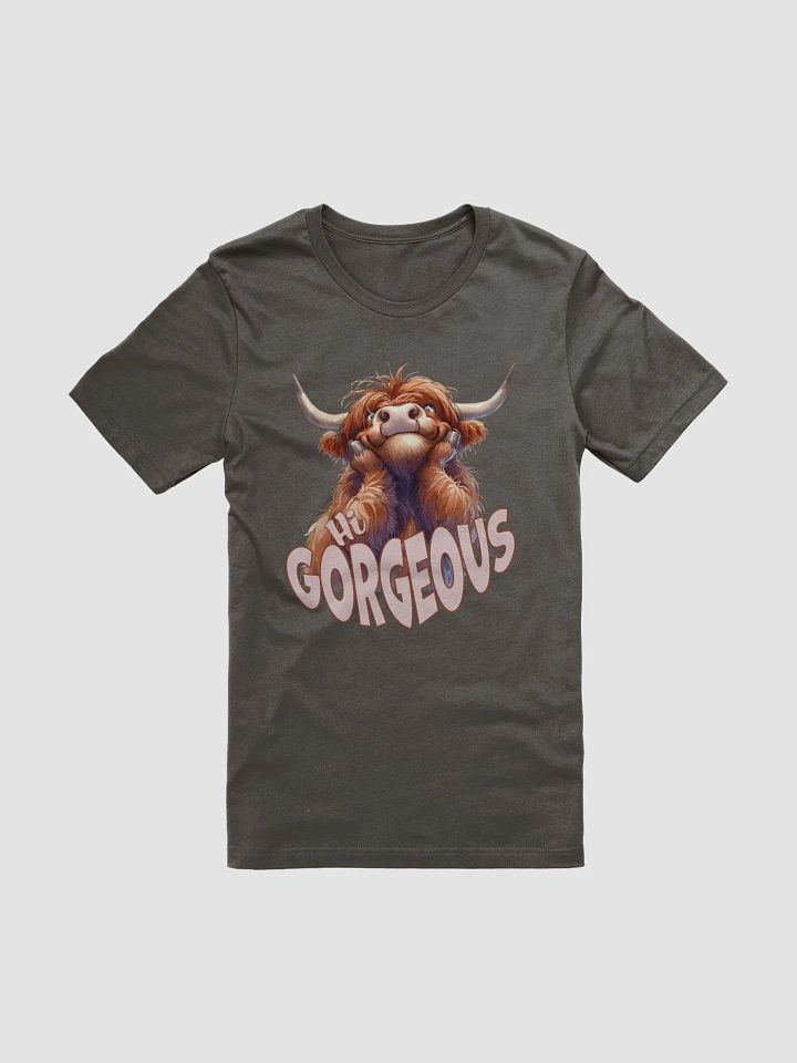 Hi GORGEOUS Highland Cow T-Shirt product image (1)