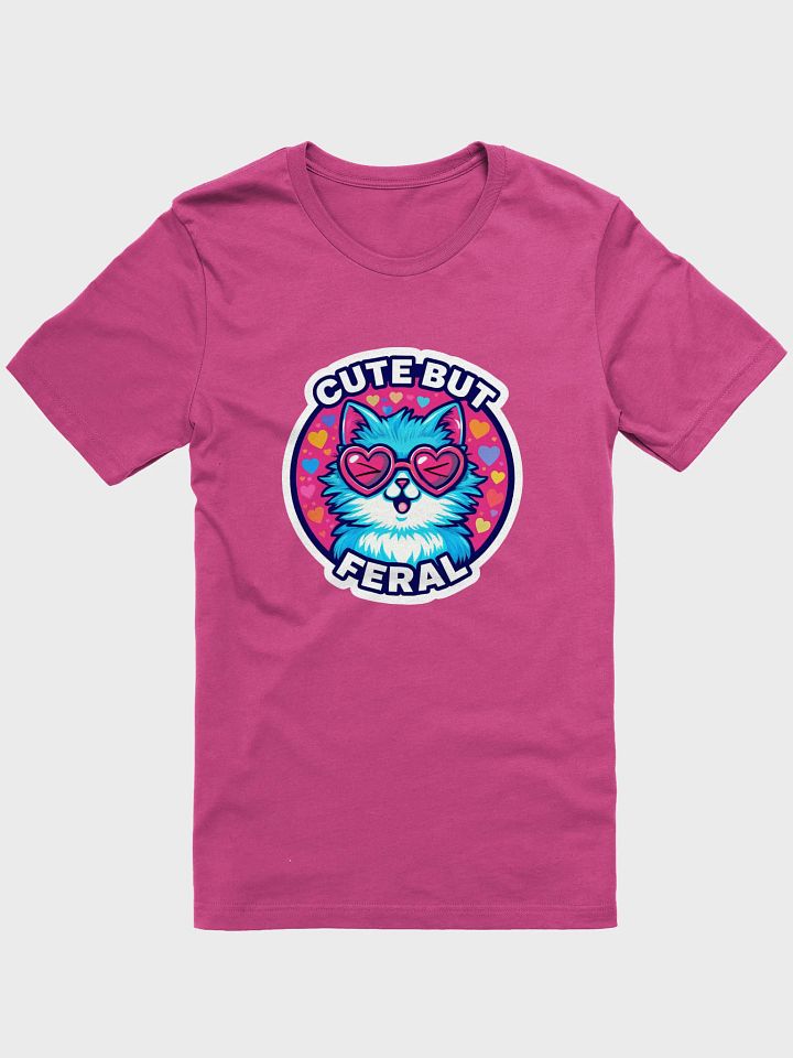 Fierce Feline Heart Sunglasses Tee product image (16)