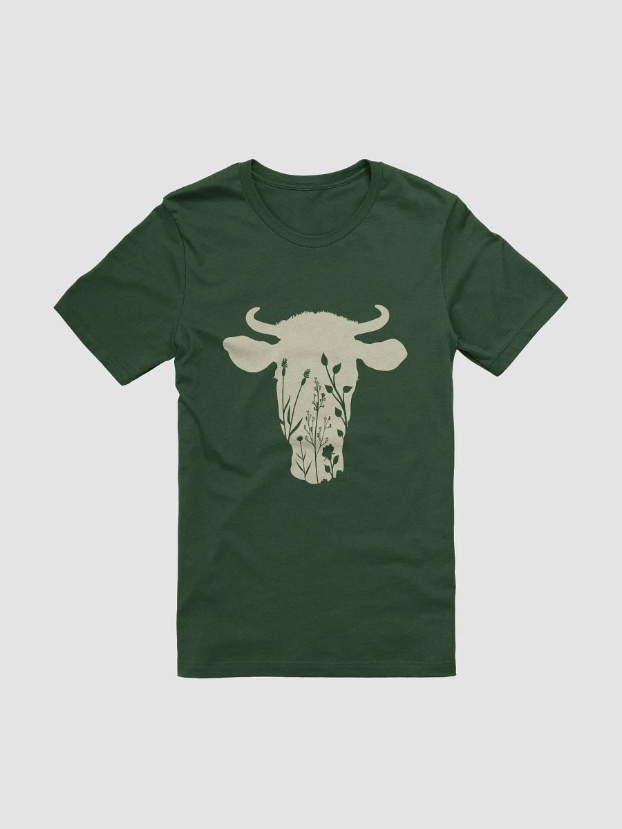 "Cow floral head" t-shirt product image (10)