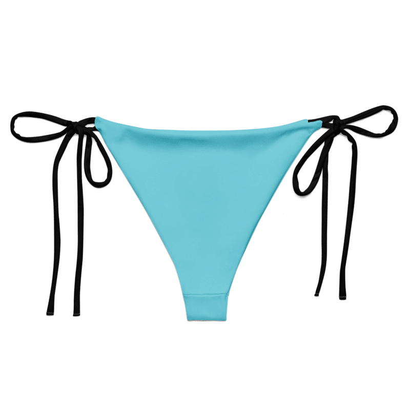 Low Rise Cheeky String Bikini Bottoms, Light Green product image (2)
