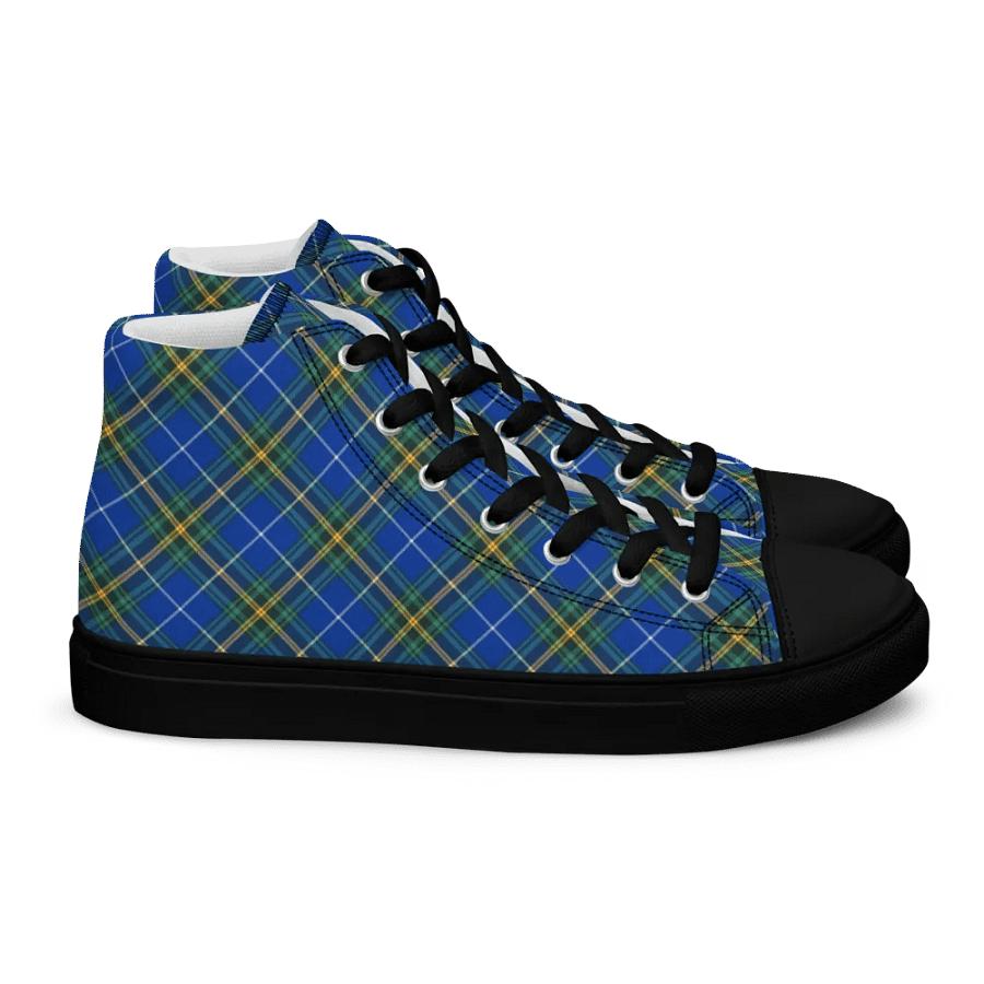Nova Scotia Tartan Men's High Top Shoes product image (3)