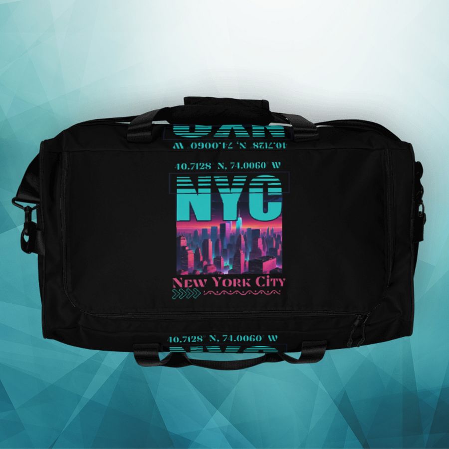 NYC New York City Graphic Duffel Bag product image (10)