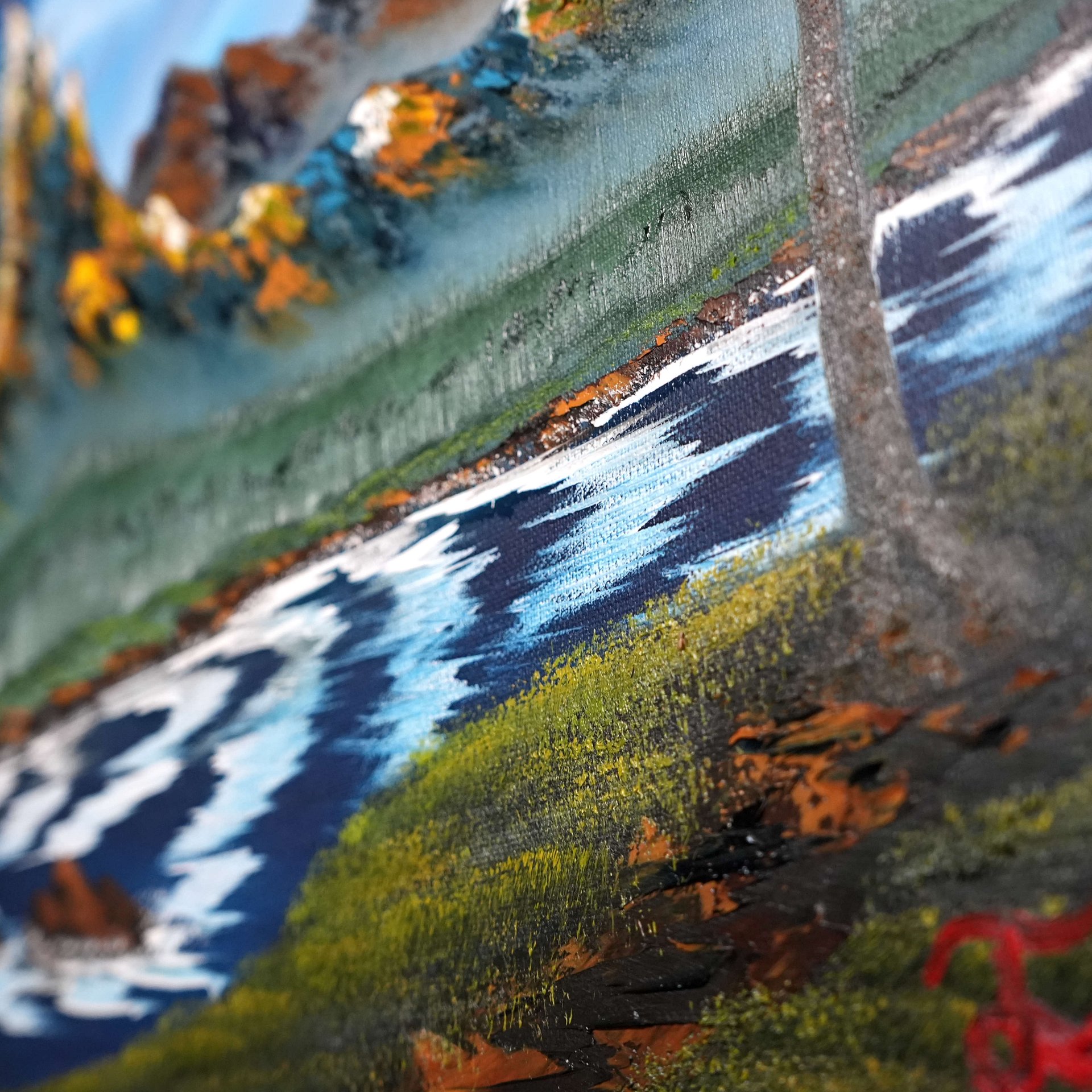 The Iron Mountain (Original) 16x20 Canvas product image (3)