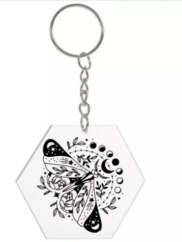 Moth (Style 3)  Key Chain! product image (2)