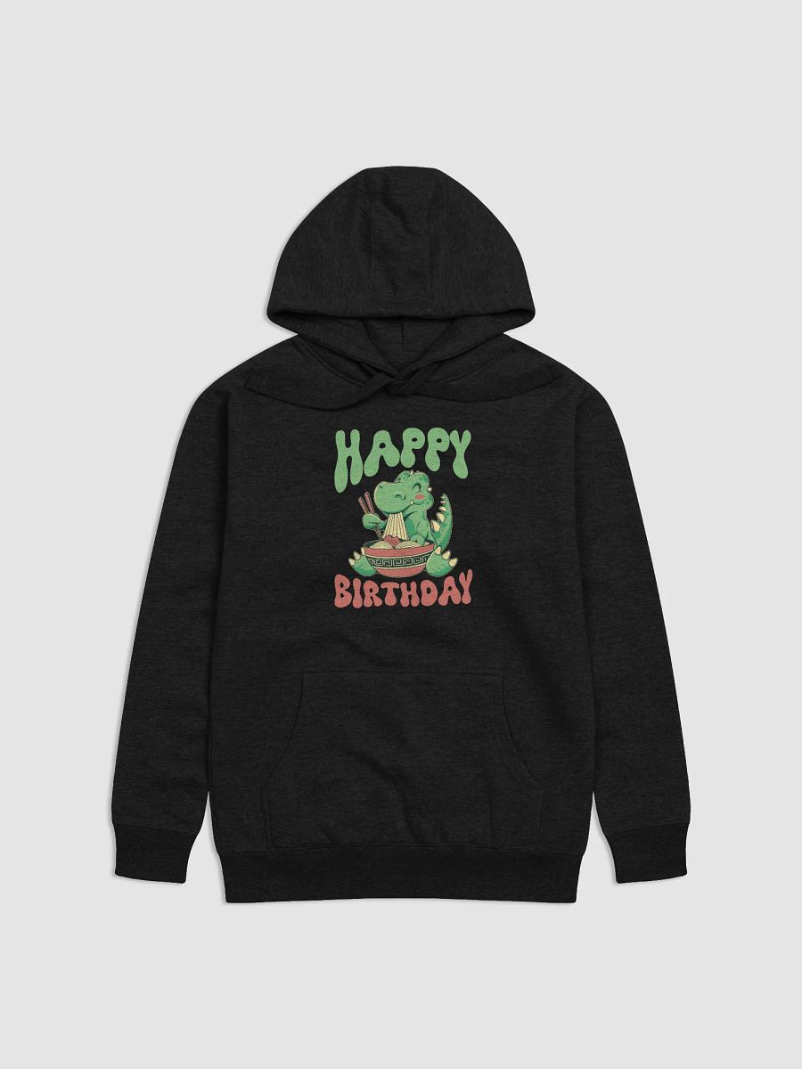 Happy Birthday (Dinosaur Eating Noodles) Hoodie product image (1)