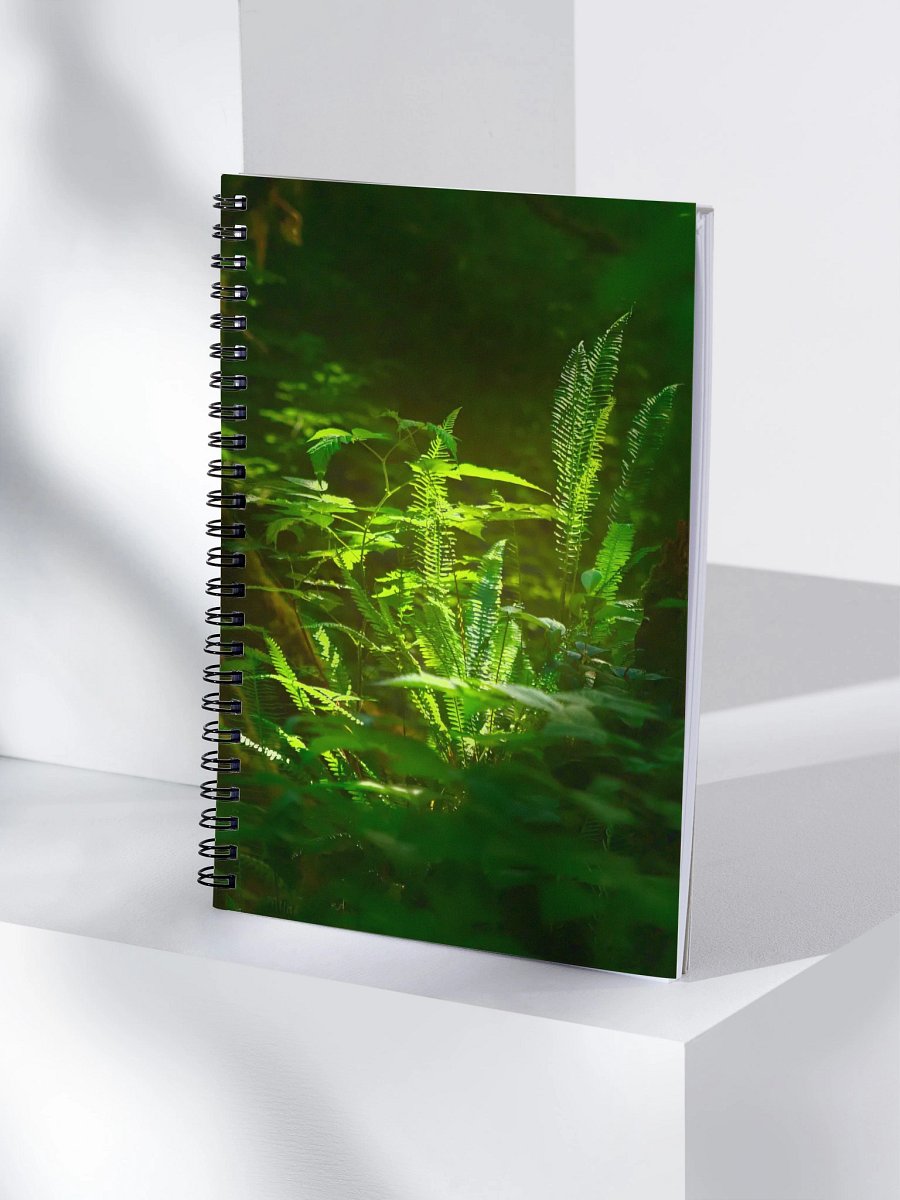 A little shot of sunshine in the wood's Spiral Notebook product image (4)