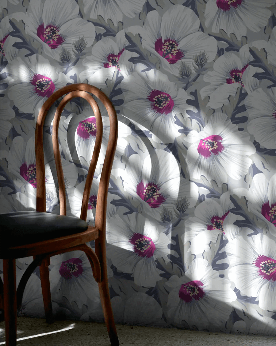 Wallpaper Mockup with Wooden Chair product image (5)