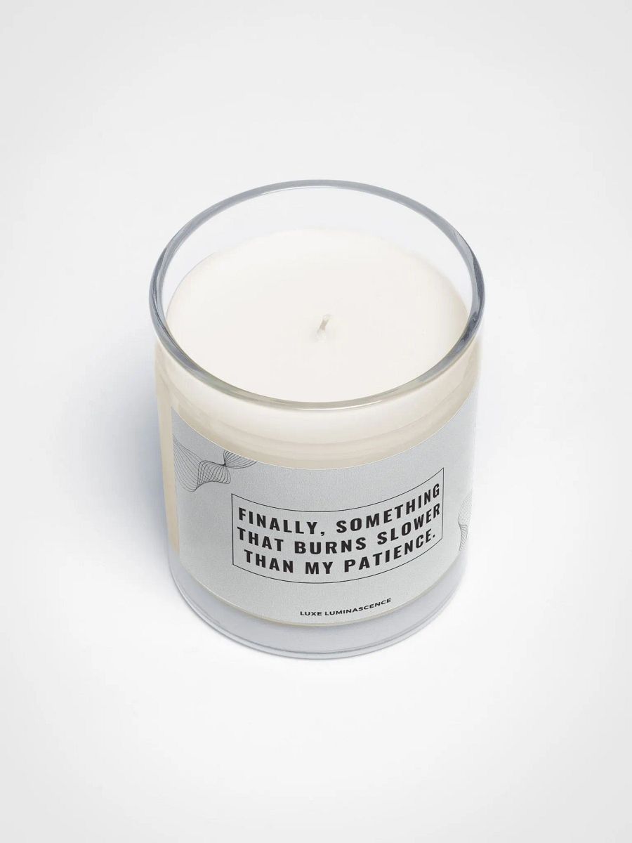 Patience Burner Funny Quote Candles product image (3)