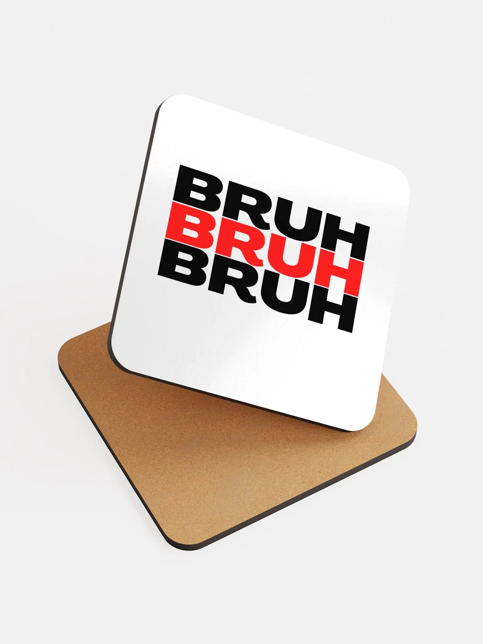 Bruh 3x Coaster product image (3)