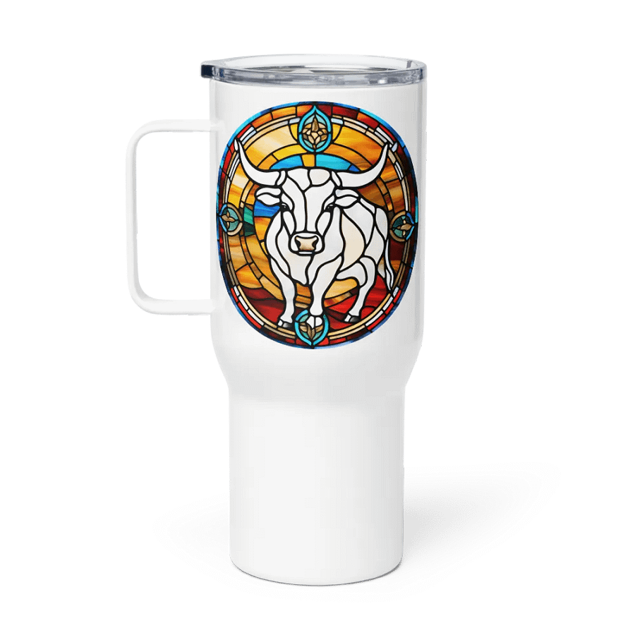 Spiritual Taurus - Unique Travel Mug Design - Circle Energy product image (1)