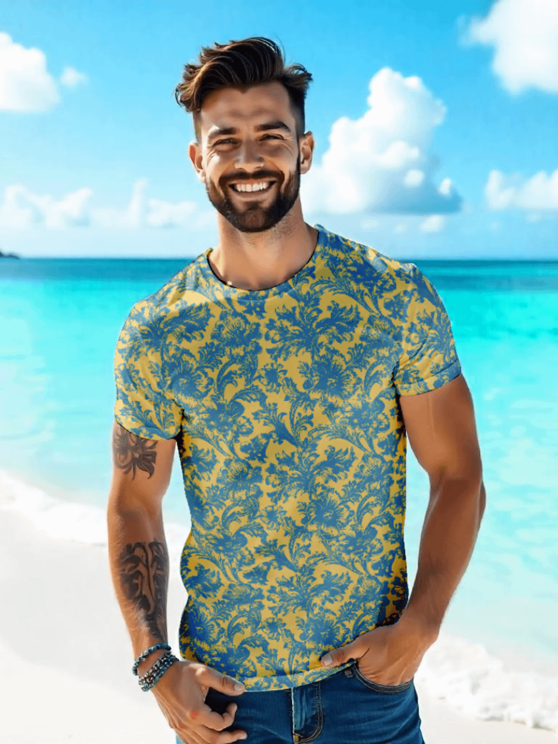 Fleur Royale | Men´s Athletic T-Shirt product image (1)