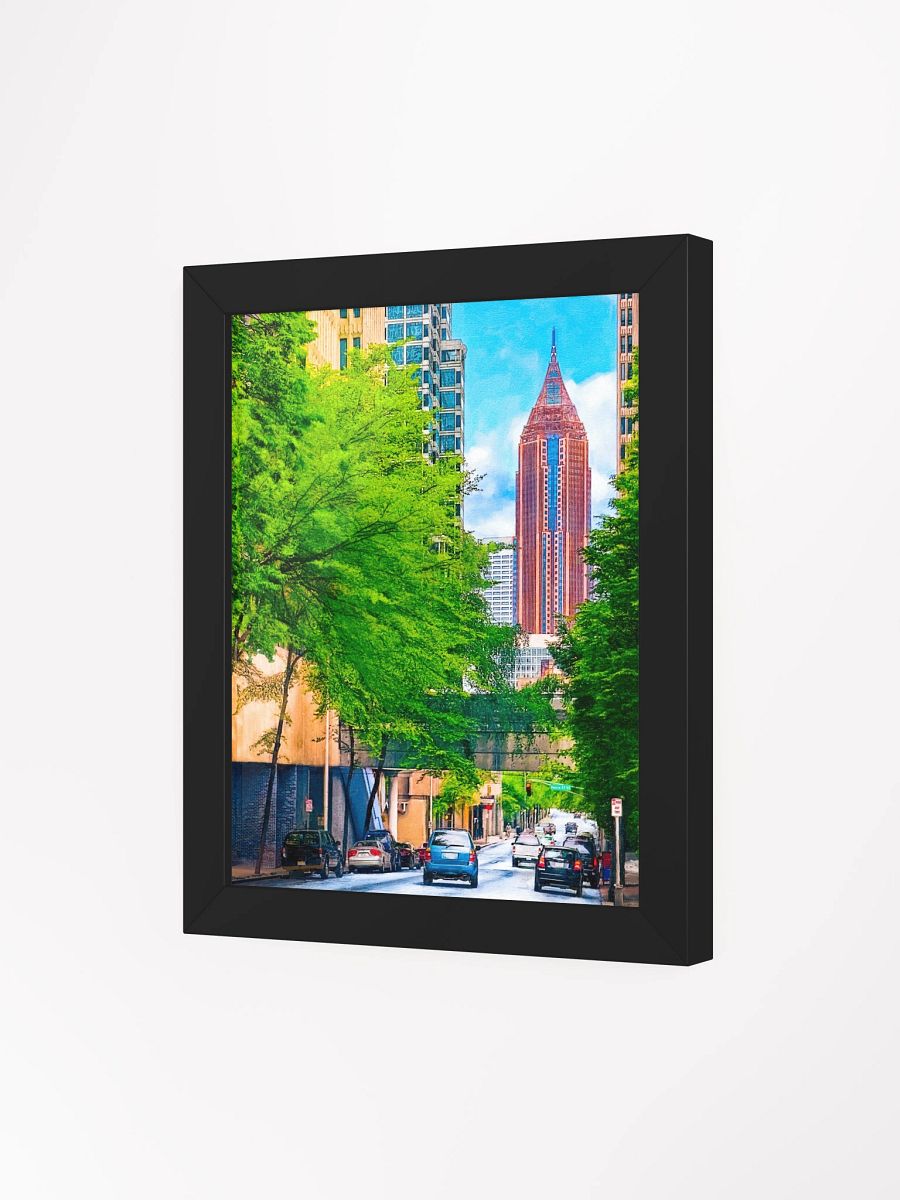 Atlanta Skyscrapers – Bank of America Plaza Studio Framed Print product image (43)