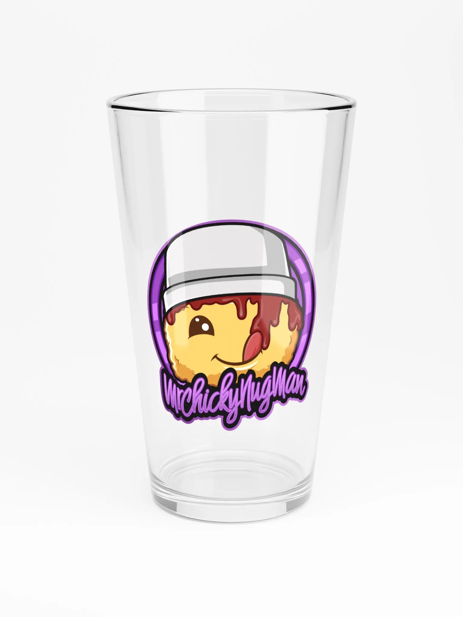MrChickyNugMan Logo Glass product image (3)