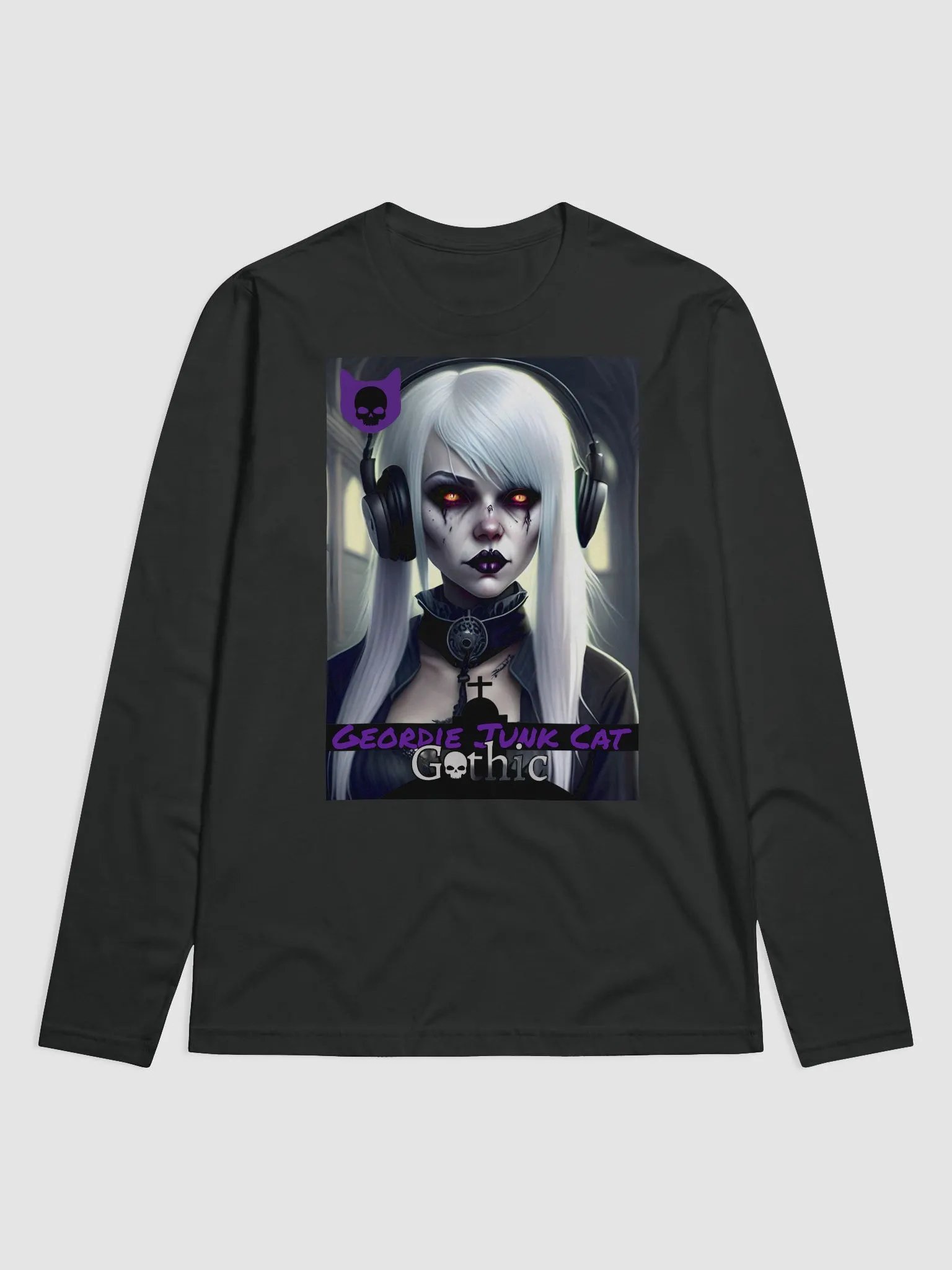 GOTHIC FOUR Long Sleeved Tee (US SHIPPING) product image (1)