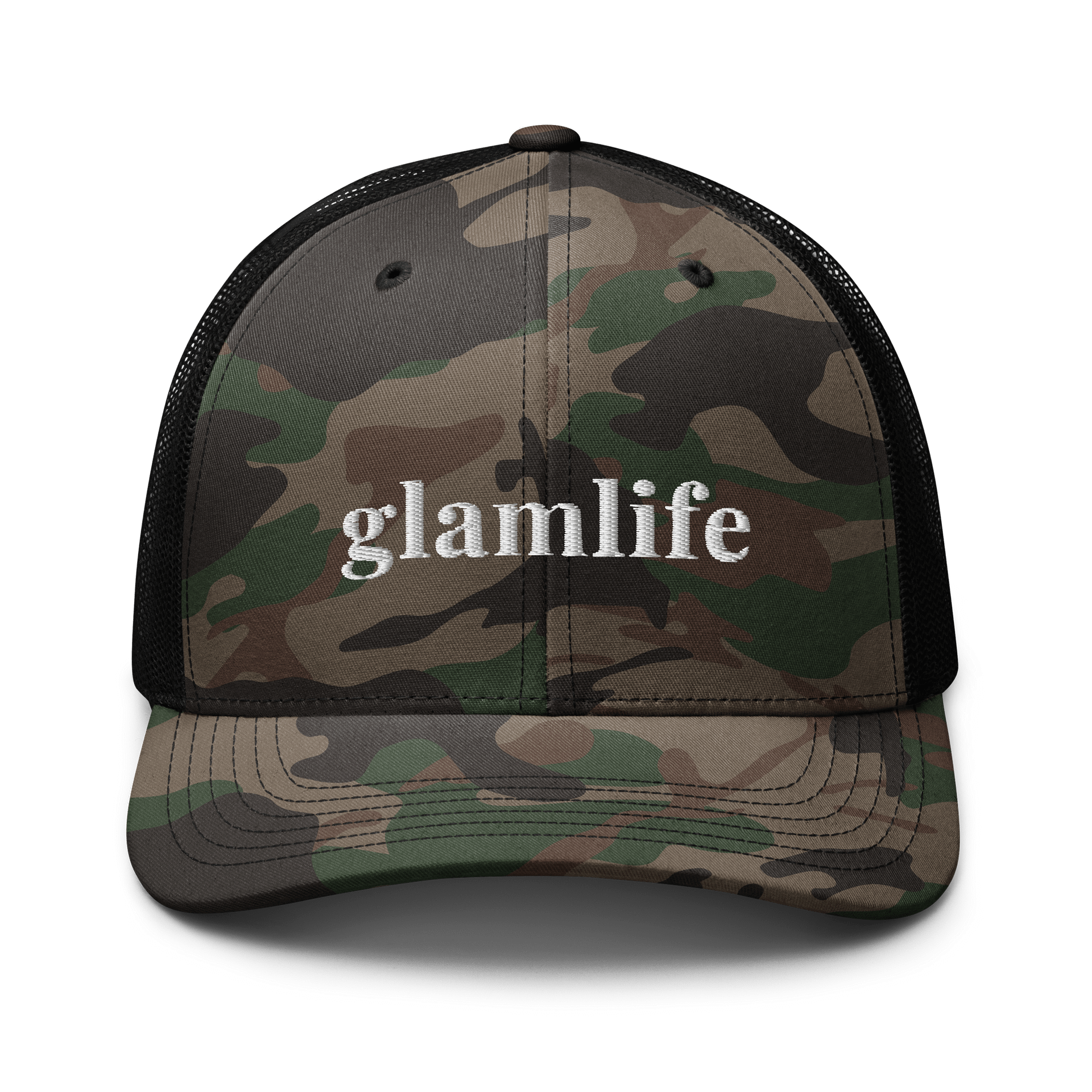 Glamlife Camo Trucker Hat product image (1)