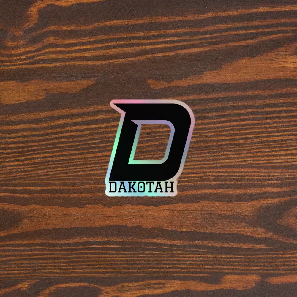 Black D Logo Holo Sticker product image (3)