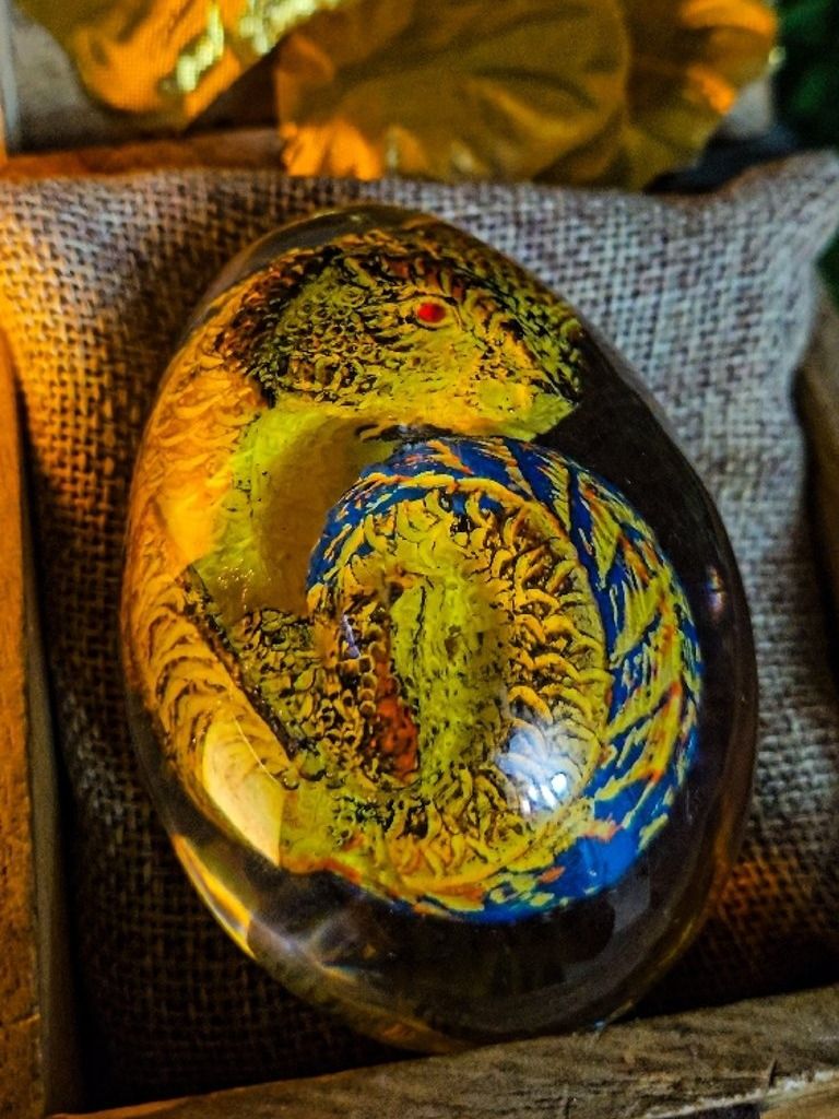 The Armored Kingdom Luminous Lightning Yellow Dragon Egg product image (2)