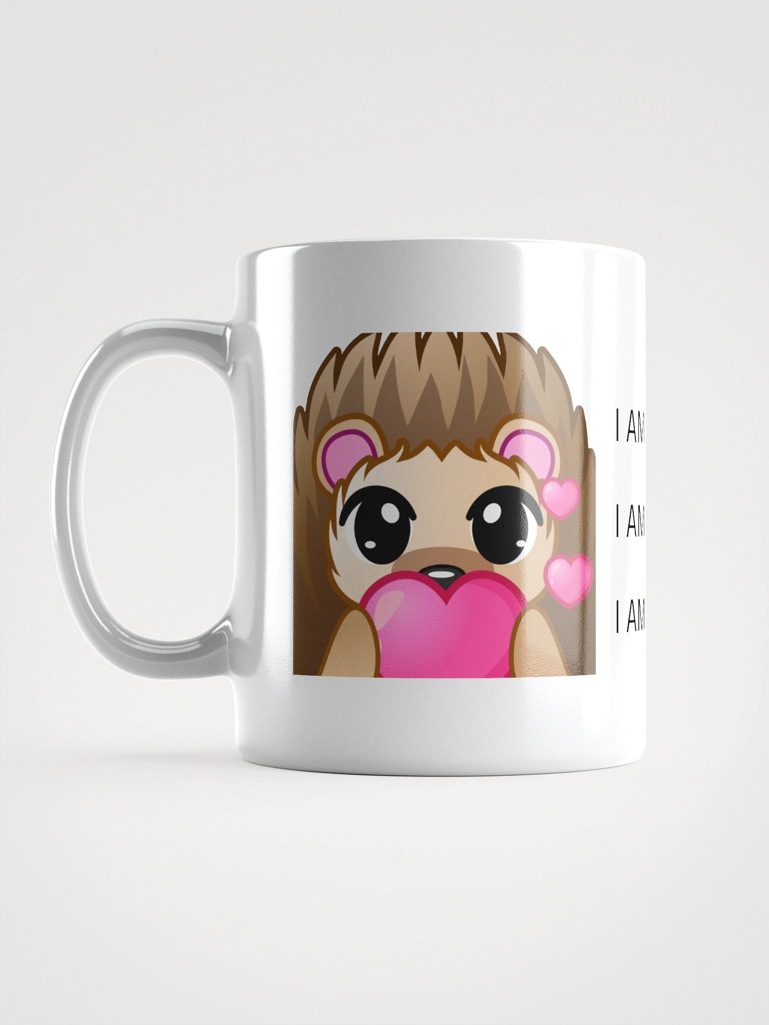 I am loved white mug product image (11)