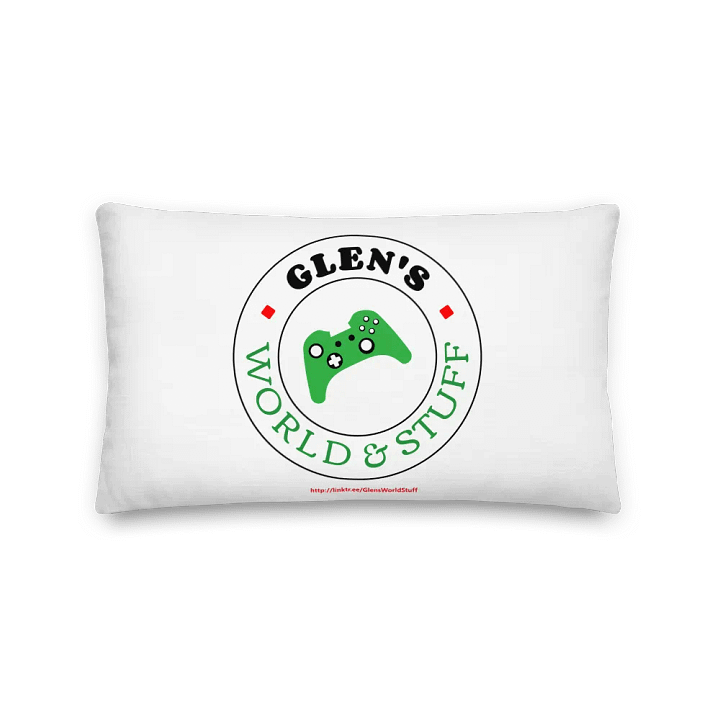 Glen's World & Stuff All-Over Print Pillow product image (2)