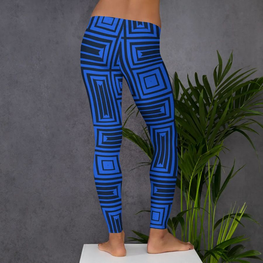 Symmetry Blue All-Over Leggings product image (6)