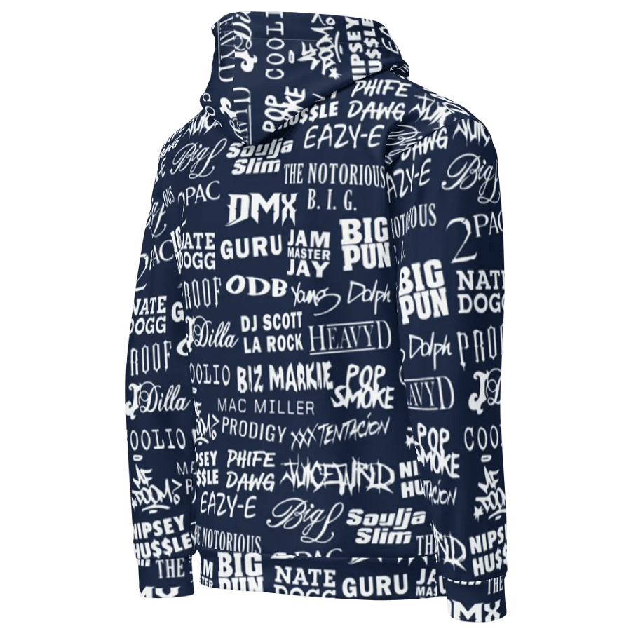 Never Forget - Hip-Hop Artists - BLUE - Unisex Hoodie product image (4)