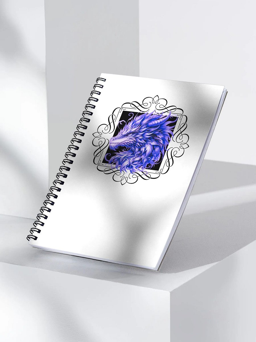 Majestic Amethyst Dragon Spiral Notebook product image (3)