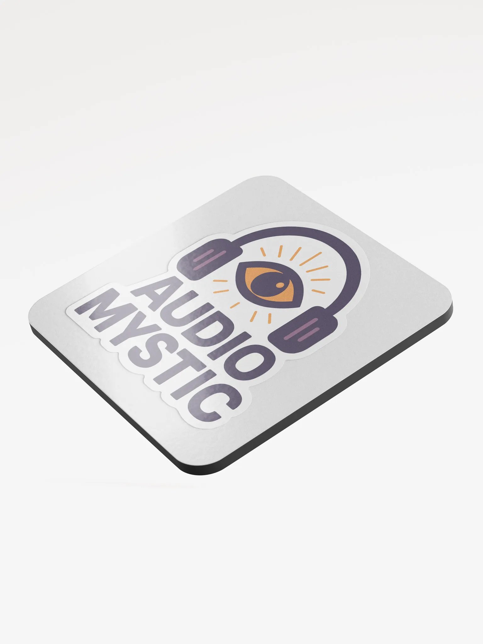 AUDIO MYSTIC — Headphones of Higher Perception Coaster product image (3)