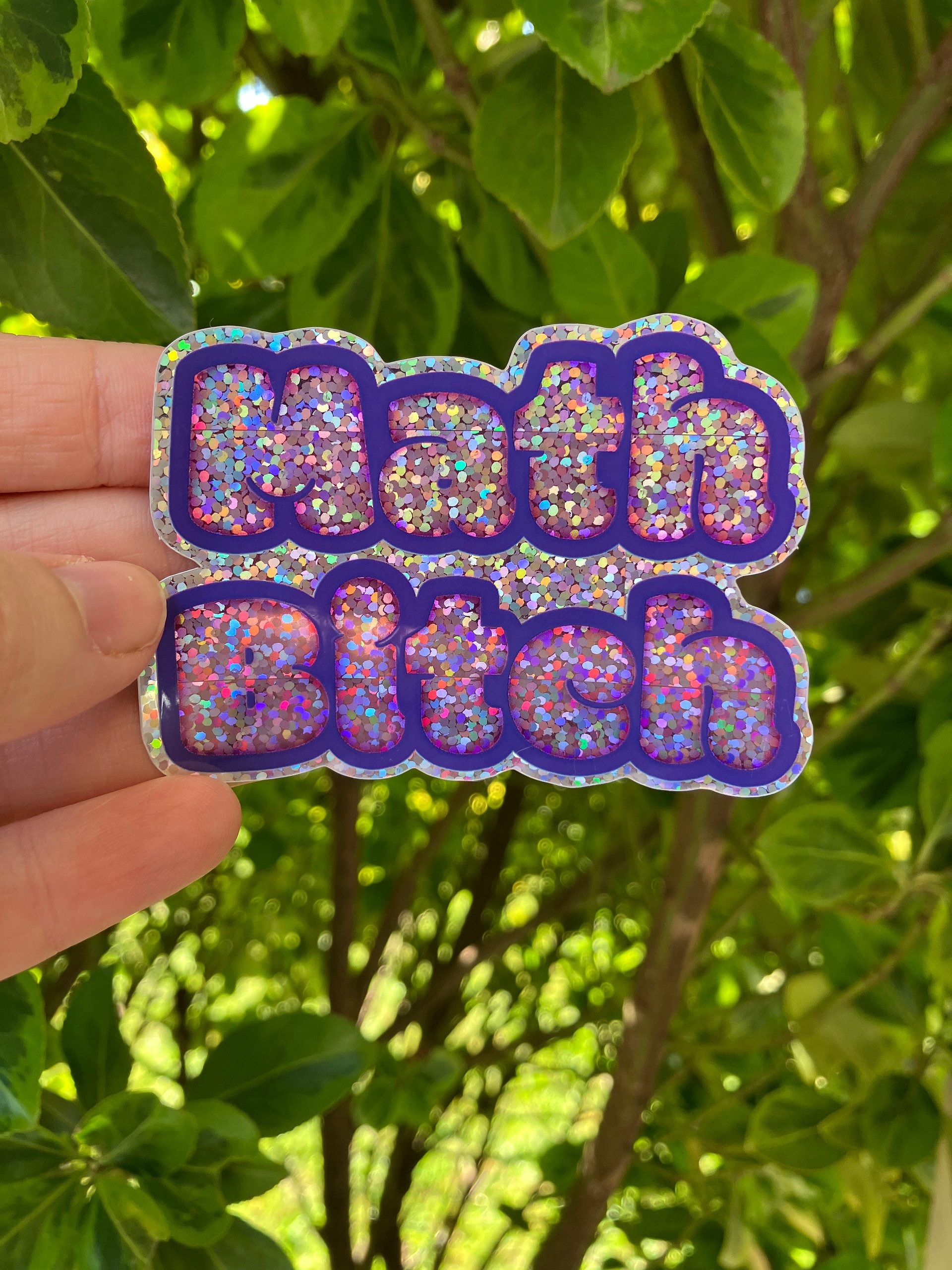 Match Bitch - Sparkly Vinyl Sticker product image (1)